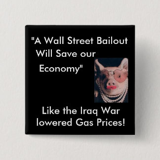 No Wallstreet Bailout Button