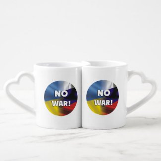 No war between Russia and Ukraine Coffee Mug Set