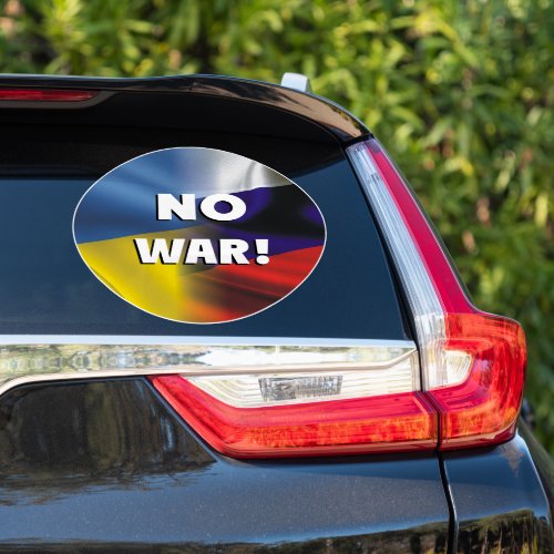No war between Russia and Ukraine Sticker
