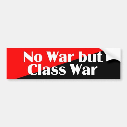 No War but Class War 2 sticker