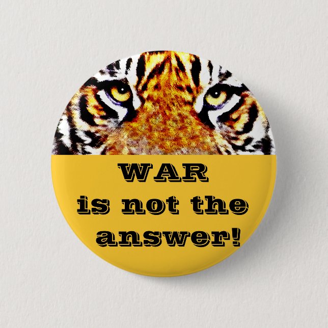 No War! Button (Front)