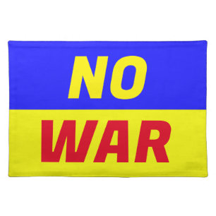 NO WAR Cloth Placemat