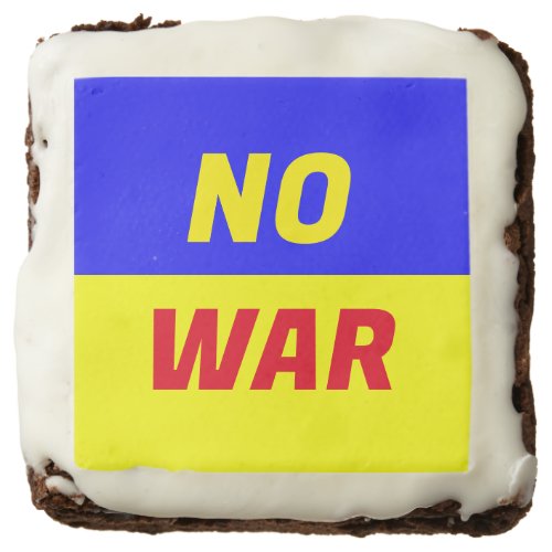 NO WAR Dozen Brownies