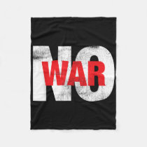 No War  Fleece Blanket