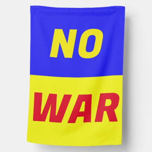 NO WAR House Flag