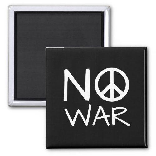 No War  Magnet