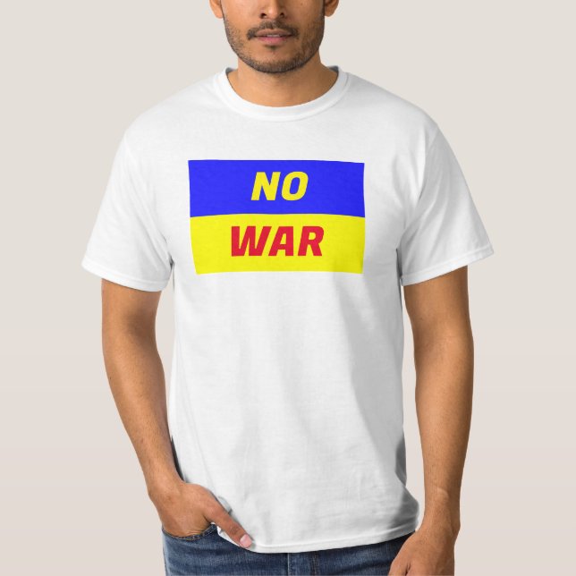 NO WAR Men's Basic T-Shirt (Front)