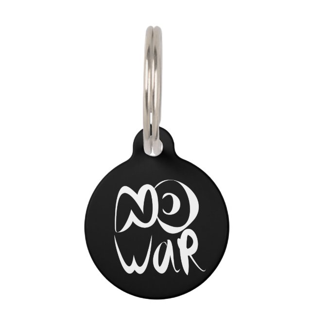 No War Pet ID Tag (Front)