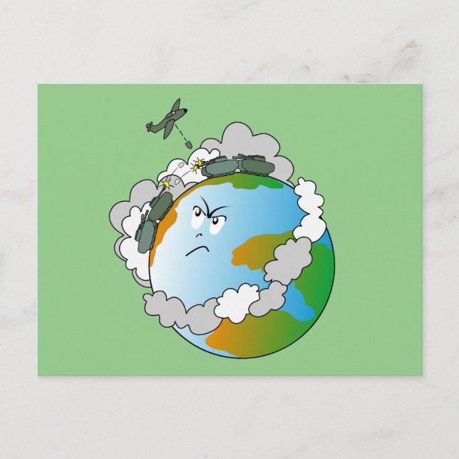 No War! Postcard (Front)