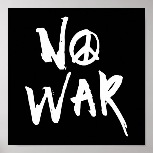 No War Poster