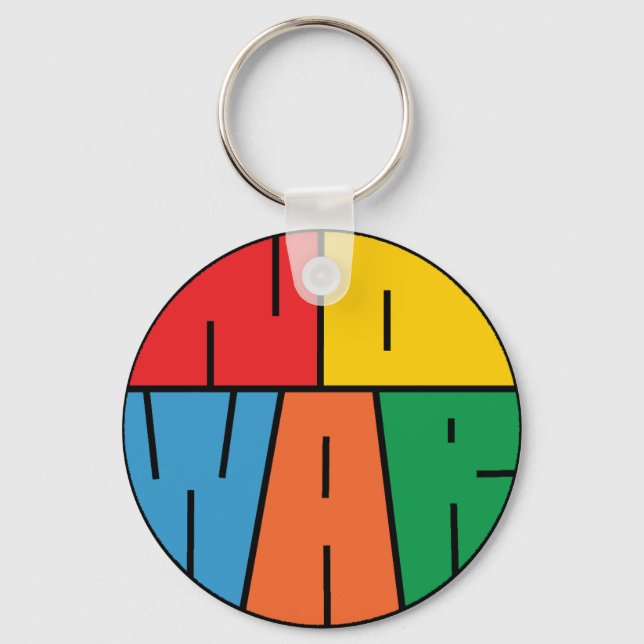 No War Shroom Keychain (Front)