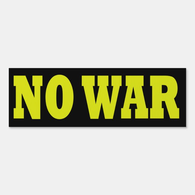 No War Sign (Back)