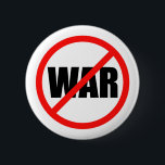 No War Symbol Button<br><div class="desc">This artwork features the word war crossed out within a circle.</div>