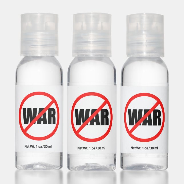 No War Symbol Hand Sanitizer (Set)
