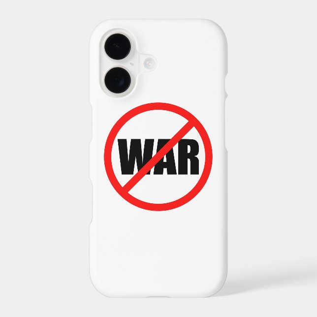 No War Symbol Iphone Case (Back)