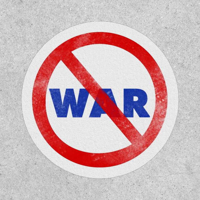 No War Symbol Patch (Front)