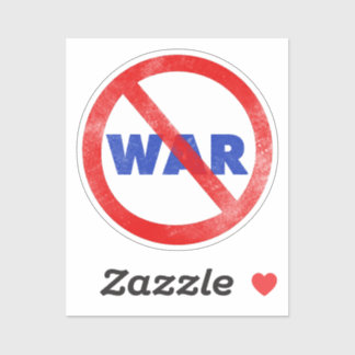No War Symbol Sticker