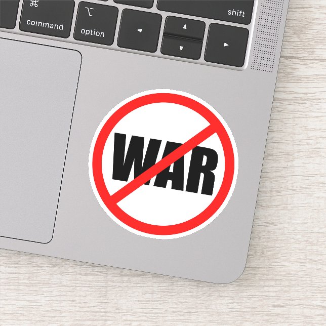 No War Symbol Sticker (Detail)