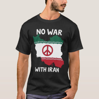No War With Iran Peace T-Shirt
