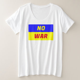 NO WAR Women's Plus Size T-Shirt