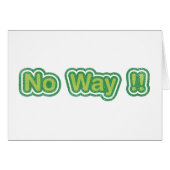 No Way (Front Horizontal)