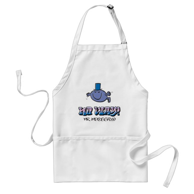 No Way! Adult Apron (Front)