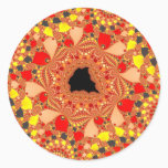 No Way - Fractal Classic Round Sticker