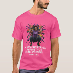 No Weapon Formed Against Me Shall Prosper - Bible  T-Shirt