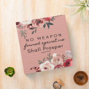 No Weapon Formed Against Me Shall Prosper Binder