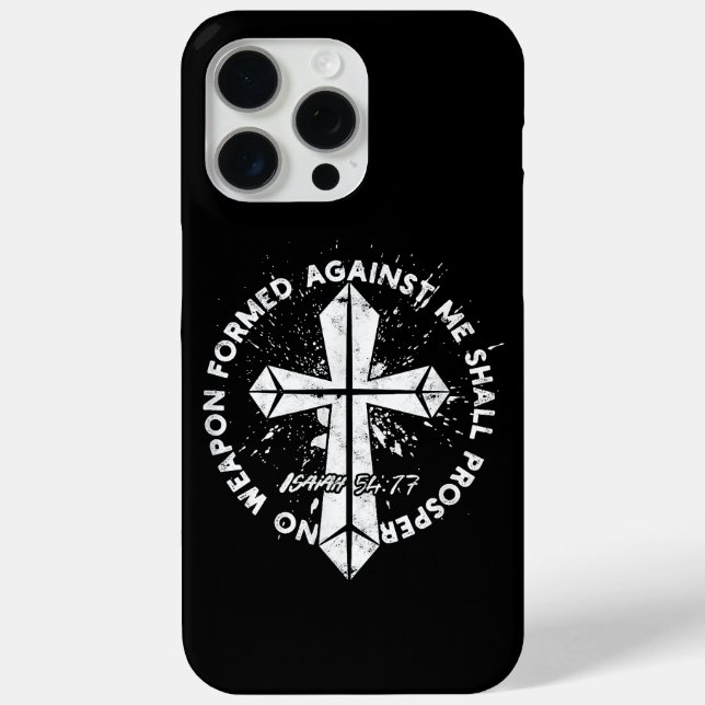 No Weapon Formed Against me shall prosper Faith in Case-Mate iPhone Case (Back)