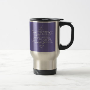 No Weapon Star of David (Custom Color) Travel Mug