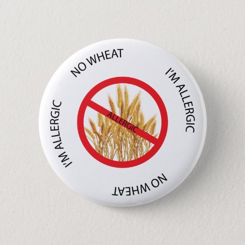 No Wheat Allergy Alert Button