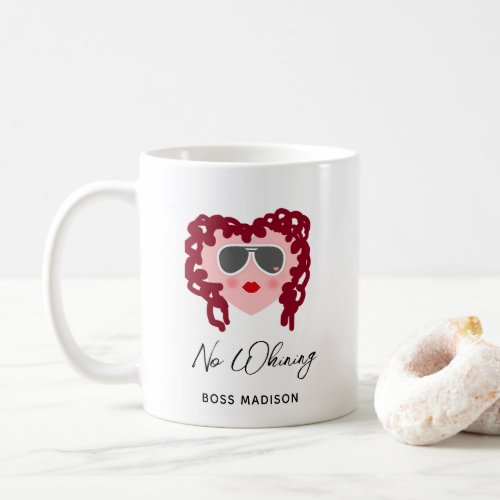 No Whining Funny Boss Quote Personalized Coffee Mug