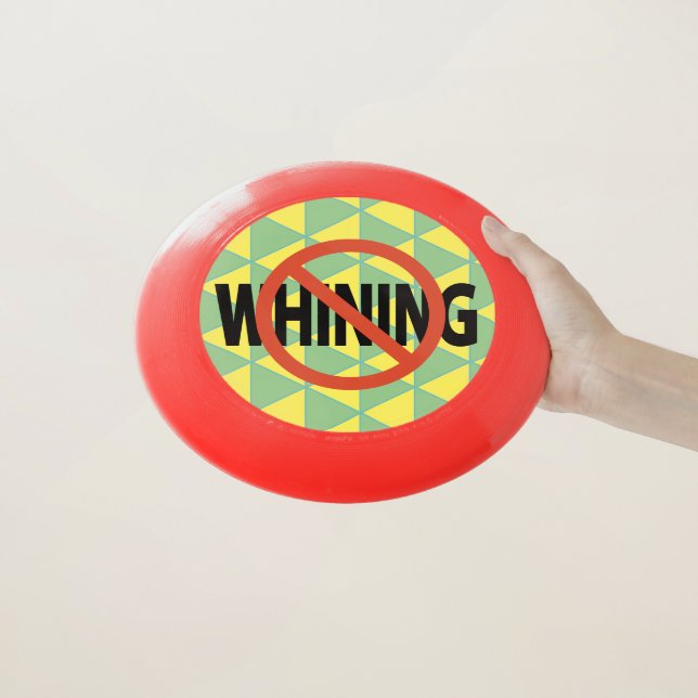 No Whining Wham-O Ultimate 175g Frisbee (In Hand)