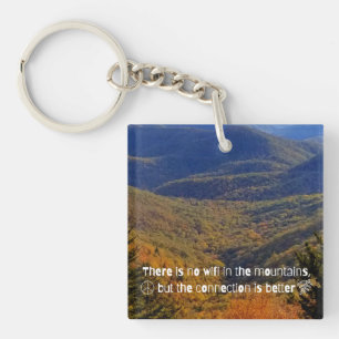 No WIFI Acrylic Keychain