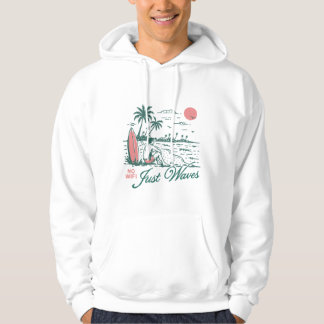 No Wifi Just Waves Hoodie
