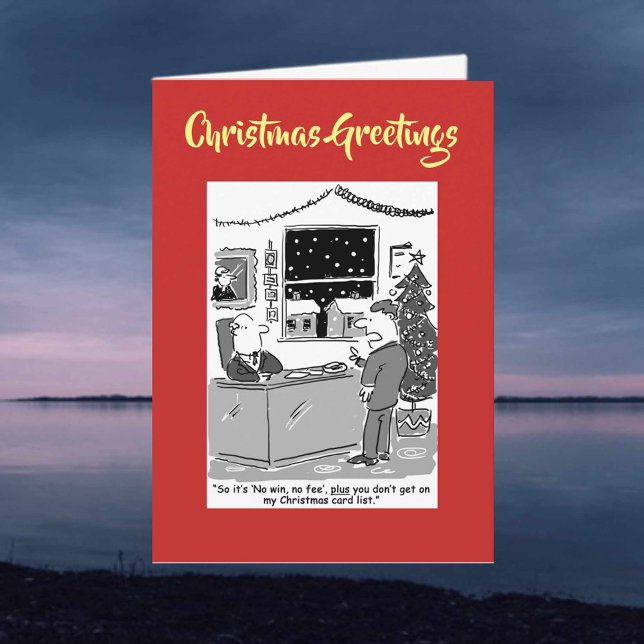 No Win No Fee Lawyers Christmas Card (Creator Uploaded)