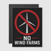 No Wind Farms - No Wind Turbines (Front/Back)