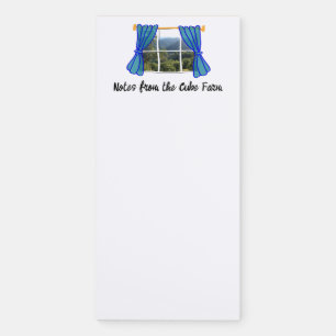 No Window Faux Window Funny Work Place Magnetic Notepad