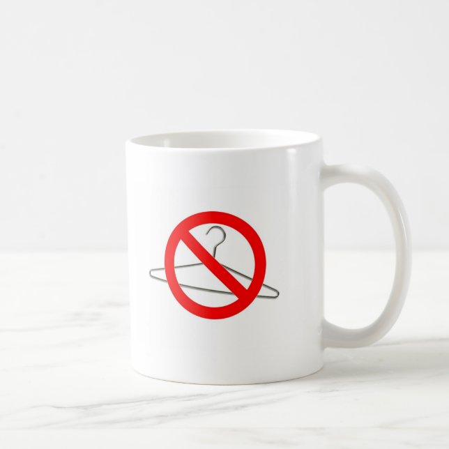 No Wire Hangers!!! Coffee Mug (Right)