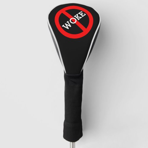 No Woke Golf Head Cover