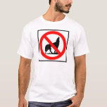 No Wolves Highway Sign T-shirt at Zazzle
