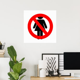 No women sign