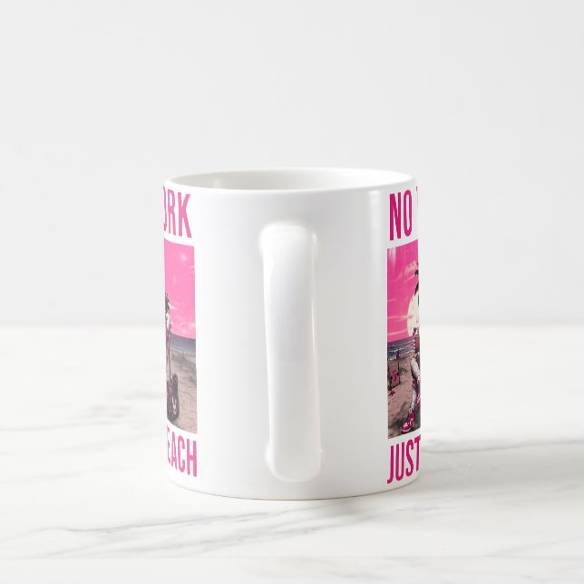 No Work Just Beach Coffee Mug (Handle)