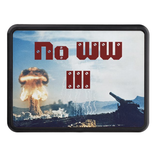 No World War III Hitch Cover (Front)