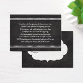No wrap insert card and tag, baby or bridal shower (Desk)