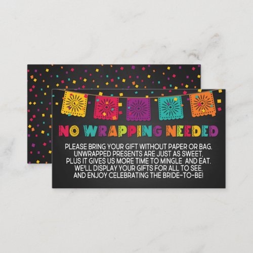 No Wrapping Needed Card _ Fiesta