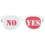 NO YES. Text Design Retro Sunglasses