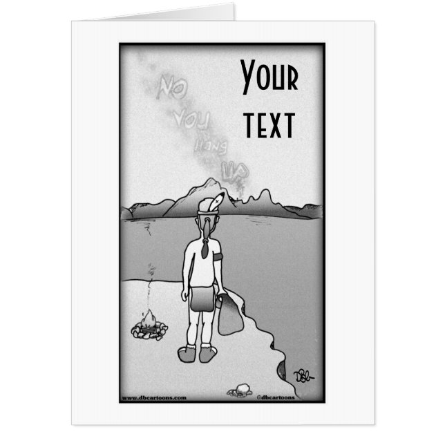 No, You Hang Up Card (Front)