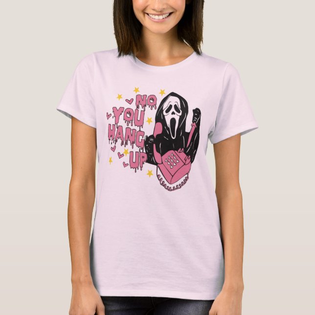 No You Hang Up,Halloween Horror Nights T-Shirt (Front)